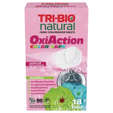 Pesukapslid Tri-Bio Oxi Action Color 18tk