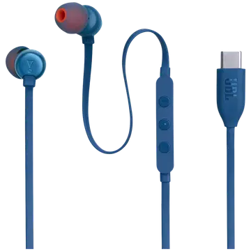 Nööpkõrvaklapid JBL Tune 310C sininen