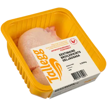 Tallegg Eestimaine Broilerikints seljaosaga, jahutatud 1Kg