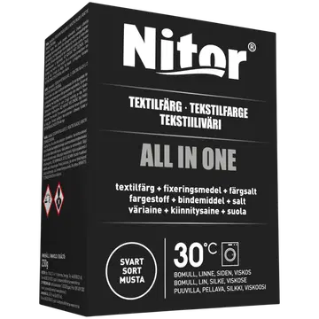 Nitor allin1 must tekstiilivärv 230g