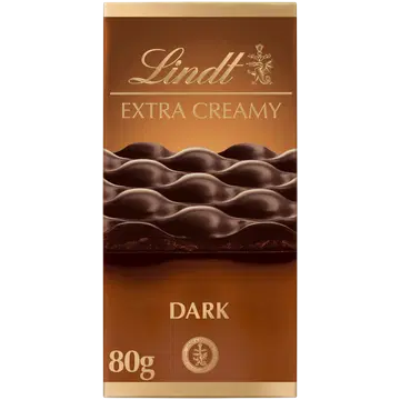 Lindt Extra Creamy tume šokolaad 80g