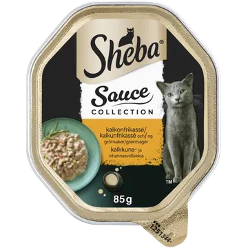Sheba täissööt kassidele, kalkunilihapada 85 g