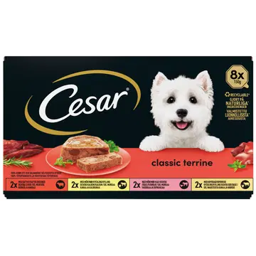 Cesar Classic koeratoiduvalik 8x150 g