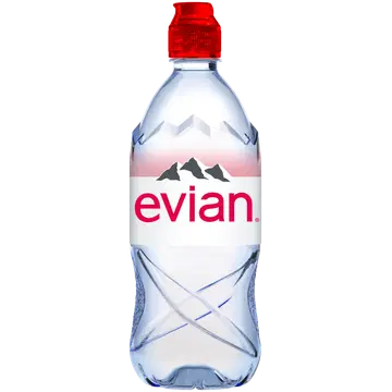 EVIAN looduslik mineraalvesi, sportpudel, 750 ml