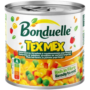 Bonduelle aedviljasegu mais, hernes, paprika 300/265 g