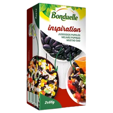 Bonduelle mustad oad 2 x 65 g