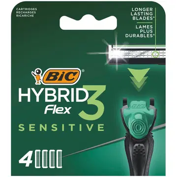 Bic varuterad Hybrid 3 Sensitive 3-tera 4tk