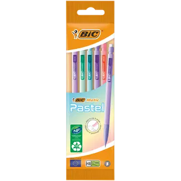 Bic pastel pastapliiats 5 tk