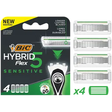 Bic Hybrid Flex 5-tera 4 varutera
