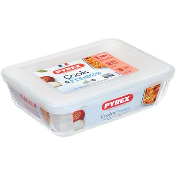 Klaasvorm Cook/Freeze plastkaanega 1,5l/22x17cm