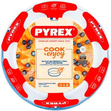 Koogivorm Pyrex BAKE/ENJOY 26 cm klaas