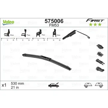 Klaasipuhastaja Valeo 575006 530 mm