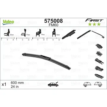 Kojamees raamita Valeo First 575008 600 mm