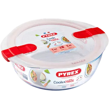 Klaasvorm Cook-Heat 18 cm/1l kaanega