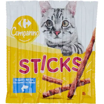 Carrefour närimispulgad kassidele lõhega 6*5g