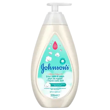 Johnson´s vannivaht dušigeel Cottontouch 2in1 beebidele, pumbaga 500 ml