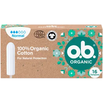 O.B. organic normal tampoon 16 tk