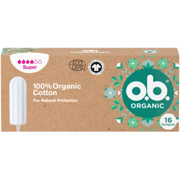 O.B. organic super tampoon 16tk
