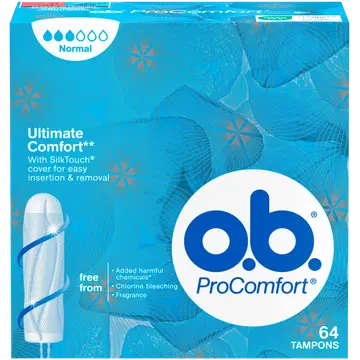 O.B. procomfort normal tampoon 64tk