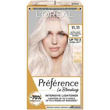 Juuksevärv Loreal Preference 11.11 Ultra Light Cool Crystal Blonde