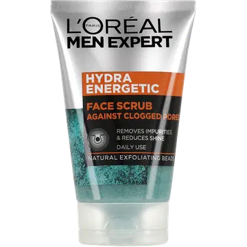 Näopuhastusgeel Loreal Hydra Energetic kooriv 100ml