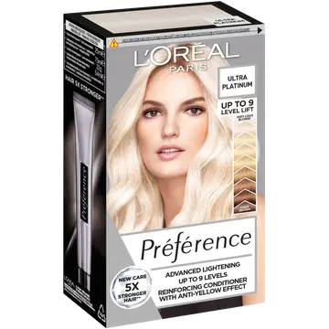Loreal blondeerija Preference Up to 9 Level Ultra Platinum