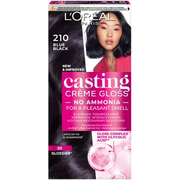 Juuksevärv Loreal Casting Creme Gloss blue black 210
