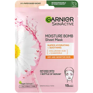 Näomask Garnier Moisture Bomb Super Hydrating Shooting 1tk