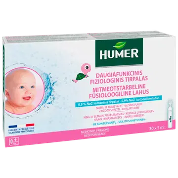HUMER FÜSIOL.LAHUS NINA JA SILMADE PUHASTAMISEKS 5ML N30