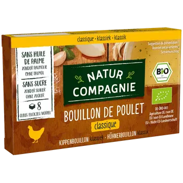 Natur Compagnie orgaaniline kanapuljong suhkruvaba, 8 kuubikut, 88g