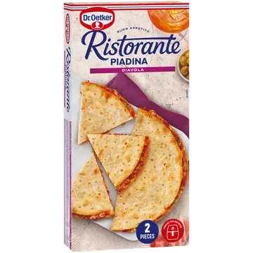 Dr.Oetker Ristorante Piadina Diavola lameleib saalaami singi tomatikastme ja Emmentali juustuga 280 g