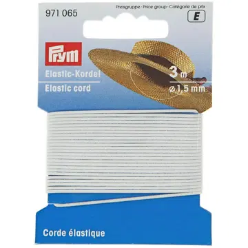Kumminöör 15mm/3 m valge