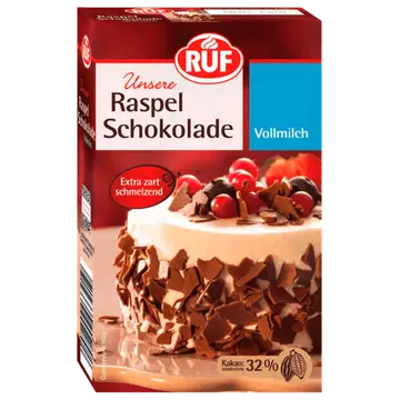 Ruf piimašokolaadi laastud 100 g