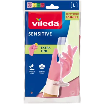 Vileda kummikindad sensitive L