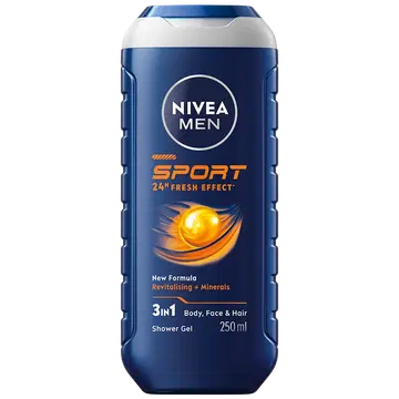 Nivea dušigeel Sport meeste 3in1 250ml