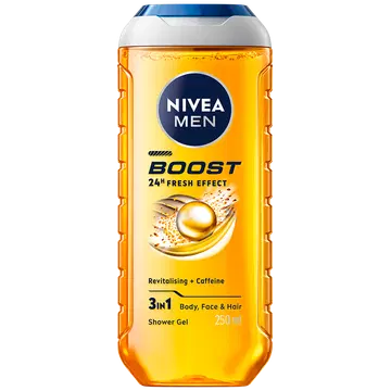 Nivea dušigeel Boost 3in1 meeste 250ml