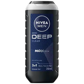 Nivea dušigeel Deep meeste 3in1 250ml