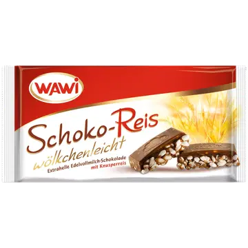 Wawi täispiimašokolaad krõbeda paisutatud riisiga 40g