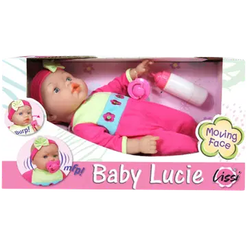 38 cm liikuv nägu beebi lucie