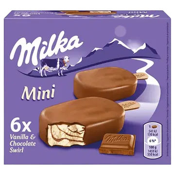 Nestle Jäätis Milka Mini pulk 6x50 ml/222 g