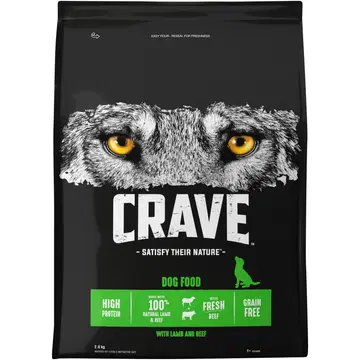 Crave täissööt koertele lamba ja loomalihaga 2,8kg