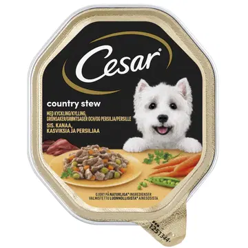 Cesar Country koeratoit linnuliha ja köögiviljadega 150 g