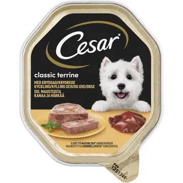 Cesar koeratoit kana- ja härjalihaga 150 g