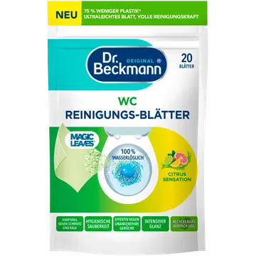 Tualetipuhastusvahendi Dr.Beckmann lehed Citrus Sensation 20tk