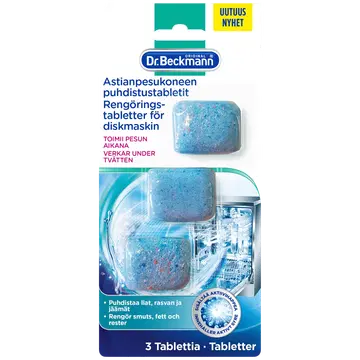 Nõudepesumasina puhastustabletid Dr.Beckmann 3x20g