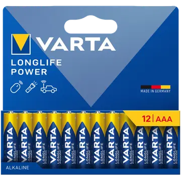 Varta leelispatarei longlife power aaa 12tk