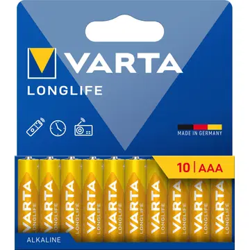 Varta leelispatarei longlife aaa 10tk