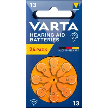 Varta kuulmisaparaadi patareid 13 24tk