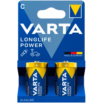 Varta patarei longlife power C 2-pakk