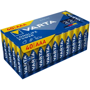 Varta leelispatarei Longlife Power AAA 40 tk